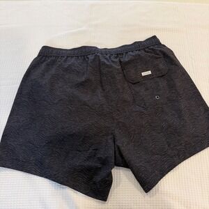 Allfenix Waves Swim Short Black Tonal Pattern Mens XL AM4T137 NEW